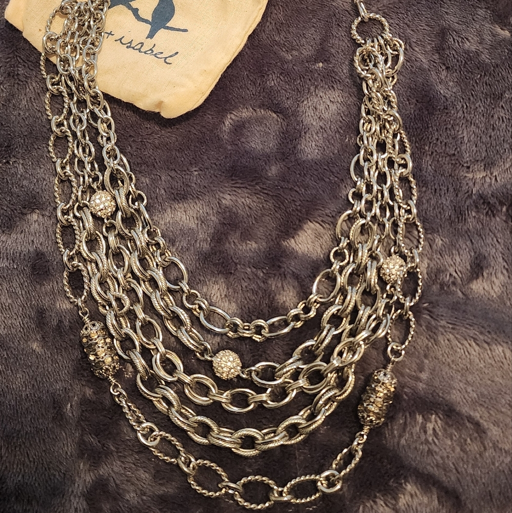 Chloé and isabel multi chain necklace
